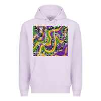 Lilac mardi gras cowhide Premium Hoodie - RanaPortraitStore