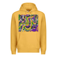 Mustard mardi gras cowhide Premium Hoodie - RanaPortraitStore