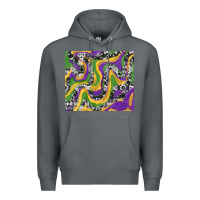 Rock mardi gras cowhide Premium Hoodie - RanaPortraitStore