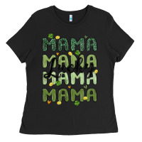 Black lucky mama Ladies Tee - MaliasSmallBusiness