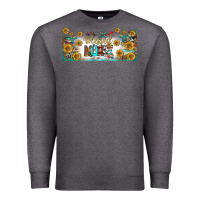 Charcoal Heather blessed nurse libbey glass Premium Sweatshirt - BundleAndBundleShop