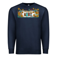Navy blessed nurse libbey glass Premium Sweatshirt - BundleAndBundleShop