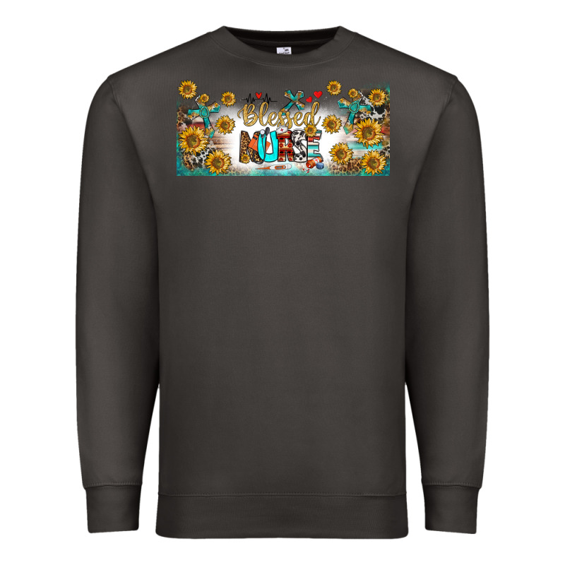 Blessed Nurse Libbey Glass Premium Sweatshirt by BundleAndBundleShop | Teevron