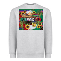 Heather Grey papacito cinco de mayo Heavyweight Sweatshirt - CowGirlArtShop