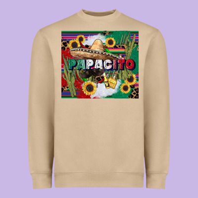 Papacito Cinco De Mayo Heavyweight Sweatshirt Designed By Cowgirlartshop