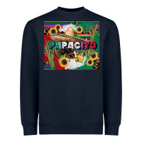 Navy papacito cinco de mayo Heavyweight Sweatshirt - CowGirlArtShop