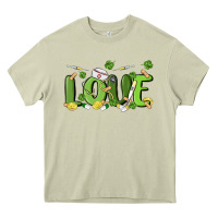 Mossy st patricks love nurse Heavy Core Tee - MaliasSmallBusiness