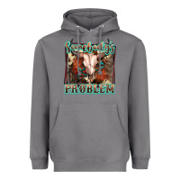 Storm Somebody's Problem Bull Skull Heavyweight Hoodie - FaDigitalArtStudio