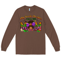 Chestnut My Favorite Monsters Call Me Mom Long Sleeve Tee - texasbilliewilder