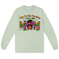 Matcha My Favorite Monsters Call Me Mom Long Sleeve Tee - texasbilliewilder