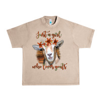 French Oak Just a Girl Who Loves Goat Urban Heavy Tee - Bettercallsaul