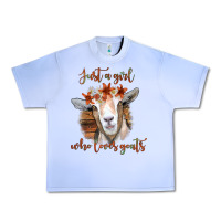 Grape Ice Just a Girl Who Loves Goat Urban Heavy Tee - Bettercallsaul