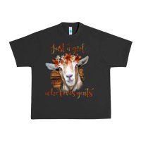 Pigment Black Just a Girl Who Loves Goat Urban Heavy Tee - Bettercallsaul