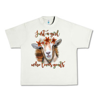 Pistachio Just a Girl Who Loves Goat Urban Heavy Tee - Bettercallsaul