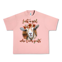 Salmon Just a Girl Who Loves Goat Urban Heavy Tee - Bettercallsaul