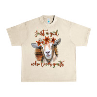 Sandshell Just a Girl Who Loves Goat Urban Heavy Tee - Bettercallsaul