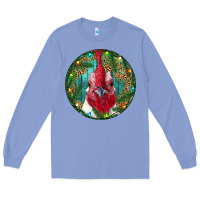 Colony Blue Roaster Head Christmas Long Sleeve Tee - RanaPortraitStore