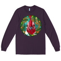 Plum Roaster Head Christmas Long Sleeve Tee - RanaPortraitStore