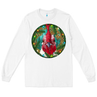 White Roaster Head Christmas Long Sleeve Tee - RanaPortraitStore
