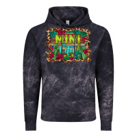Cloud Black mini cita serape background Vintage Hoodie - BarkalooDesign