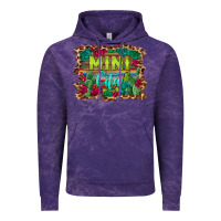 Cloud Purple mini cita serape background Vintage Hoodie - BarkalooDesign