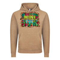 Vintage Coffee mini cita serape background Vintage Hoodie - BarkalooDesign