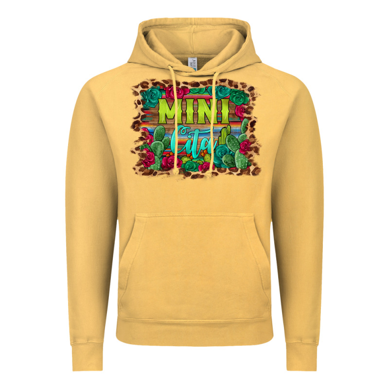 Mini Cita Serape Background Vintage Hoodie by BarkalooDesign | Teevron