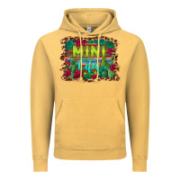 Vintage Mustard mini cita serape background Vintage Hoodie - BarkalooDesign