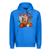 True Royal Basketball Sunflower Frappe Premium Hoodie - FaDigitalArtStudio