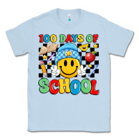 Dusty Blue 100 days of school Classic Tee - Artiststas