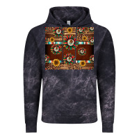 Cloud Black seamless mexican sunflower tumbler design Vintage Hoodie - Jasminsmagicworld