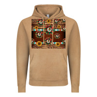 Seamless Mexican Sunflower Tumbler Design Vintage Hoodie | Teevron