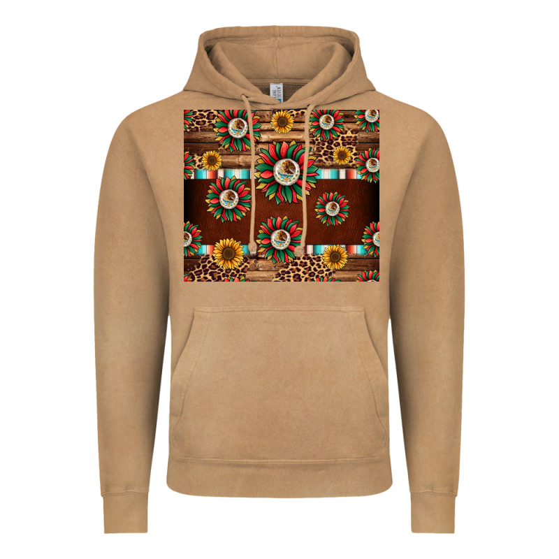 Seamless Mexican Sunflower Tumbler Design Vintage Hoodie by Jasminsmagicworld | Teevron