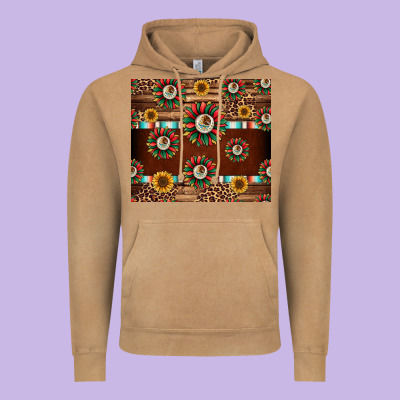 Seamless Mexican Sunflower Tumbler Design Vintage Hoodie Designed By Jasminsmagicworld