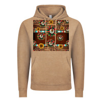 Vintage Coffee seamless mexican sunflower tumbler design Vintage Hoodie - Jasminsmagicworld