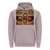 Vintage Zinc seamless mexican sunflower tumbler design Vintage Hoodie - Jasminsmagicworld