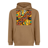 Toasted Coconut western cowboy bull skull seamless pattern Heavyweight Hoodie - BundleAndBundleShop