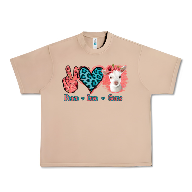 Peace Love Goats Urban Heavy Tee by Bettercallsaul | Teevron