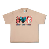 Burro Peace Love Goats Urban Heavy Tee - Bettercallsaul