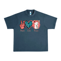 Midnight Navy Peace Love Goats Urban Heavy Tee - Bettercallsaul