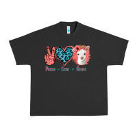 Pigment Black Peace Love Goats Urban Heavy Tee - Bettercallsaul