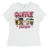 White coffee please Ladies Tee - MaliasSmallBusiness