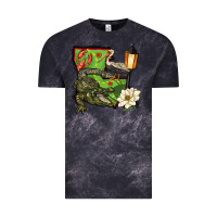 Cloud Black louisiana state Vintage Tee - BarkalooDesign