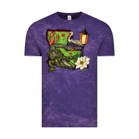 Cloud Purple louisiana state Vintage Tee - BarkalooDesign