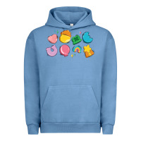 Pigment Pebble Blue st patrick's lucky charms Urban Hoodie - Artiststas