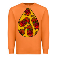 Carrot african masks teardrop  5 Premium Sweatshirt - BundleAndBundleShop
