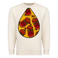 Sandshell african masks teardrop  5 Premium Sweatshirt - BundleAndBundleShop