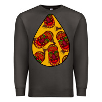 Smoke african masks teardrop  5 Premium Sweatshirt - BundleAndBundleShop