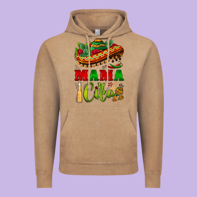 Mama Cita Sombrero Vintage Hoodie Designed By Barkaloodesign