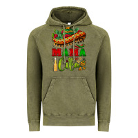 Vintage Olive mama cita sombrero Vintage Hoodie - BarkalooDesign
